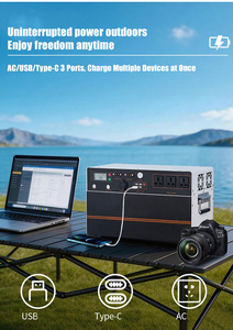 1500W 660Wh Portable Power Station for USA EU Home Backup Mobile <b>Solar</b> <b>Generator</b> Energy WS-3 LiFePO4 Battery Provides up to 10 Y - Product Image 6