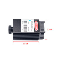 Module laser bleu haute puissance réglable 12V PWM 450nm 1.6W 1600mW pour gravure laser