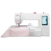 Machine à broder informatisée Janome Memory Craft 400E avec 160 motifs intégrés, unité de broderie numérique pour la maison