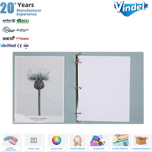 Classeur A4 3 anneaux couleur Morandi, en paille de blé écologique, <span class=keywords><strong>dossier</strong></span> de classement en PP/PV avec reliure métallique pour l'organisation de documents à la maison et au bureau - Product Image 1