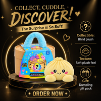 Peluche anti-stress en forme de boulette, panier vapeur, cadeau, figurine à collectionner, poupée souple et moelleuse pour enfants
