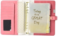 Organisateur en cuir vegan personnalisable A5 A6 A7, motif croco, avec reliure à 6 anneaux et recharges lignées, couverture de planificateur en gros