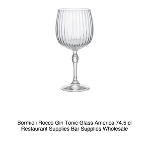 Verre à <span class=keywords><strong>gin</strong></span> <span class=keywords><strong>tonic</strong></span> Bormioli Rocco America 74,5 cl Fournitures de restaurant Fournitures de <span class=keywords><strong>bar</strong></span> Vente en gros - Product Image 2