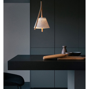 Nordic Style Creative Art Chandelier Modern Fabric Shade E27 60W Single Head Rectangle Pendant Light For Restaurant - Product Image 3