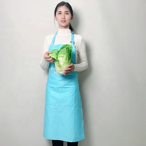 Waterproof Apron With Adjustable Strap Rabbit Couples Apron Cotton Bear Kitchen Plastic Apron Hairdresser