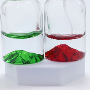 Hot Sale <b>30ml</b> 50ml 100ml Red Color Glass <b>Perfume</b> <b>Bottle</b> Ready Stock Luxury Thick Bottom Empty Glass <b>Perfume</b> <b>Bottle</b> with Lids - Product Image 2