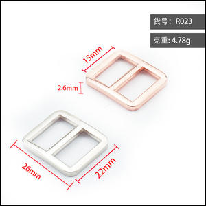 Hebilla de Metal en Forma de D de 10mm 15mm 20mm 25mm 32mm 38mm, Ajustable y Deslizante, de Aleación de Zinc, para Bolsos, Mochilas y Accesorios de Ropa - Product Image 5