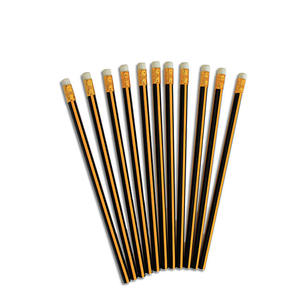 Tube en <span class=keywords><strong>plastique</strong></span> emballé 7 "en bois HB crayon ensemble Lapiz Lapices logo personnalisé imprimé enfants crayon LED pour l'école et le bureau - Product Image 4