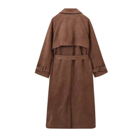 Manteau long formel à double boutonnage pour femme Boying, nouveau style d'hiver, 100% polyester