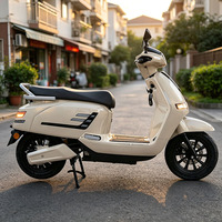 Scooter électrique vintage CKD SKD 12 pouces, 1100/1300W, vitesse 60 km/h, moto électrique pour adultes, rapide
