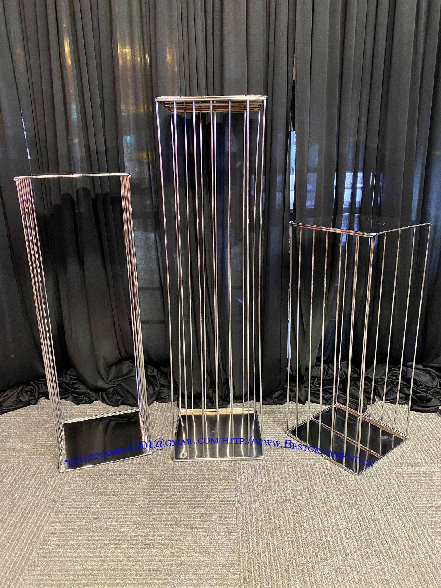 Supporto Reggipalloncini Da Tavolo Regolabile - Metallico, Nero, Per Feste, Matrimoni, Decorazioni Con Luci E Fiori - Foto 4