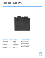 Controlador de Programación PLC de Automatización Industrial Usado S-m 6ES7 323-1BL00-0AA0 para Sistemas de Control Industrial