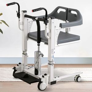 Máquina de transferencia hidráulica para ancianos postrados en cama con función de inodoro plegable y silla de ducha - Product Image 4