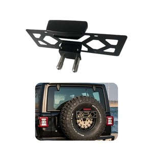 กรอบป้าย<span class=keywords><strong>ทะเบียน</strong></span>อุปกรณ์เสริม4x4สำหรับ JEEP Wrangler JL ที่เคลื่อนย้ายได้อุปกรณ์เสริมในรถยนต์ที่ยึดอลูมิเนียมแบบปรับได้ - Product Image 1