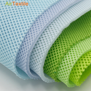 Tissu en maille 3D noir respirant et rafraîchissant 100% polyester, motif <span class=keywords><strong>nid</strong></span> <span class=keywords><strong>d</strong></span>'<span class=keywords><strong>abeille</strong></span>, 230 g/m², poids moyen, textile de maison - Product Image 4