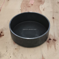 Couverture d'extrémité anti-corrosion à tête plate pour réservoir de stockage auxiliaire pétrochimique à connexion soudée Q245R Q345R