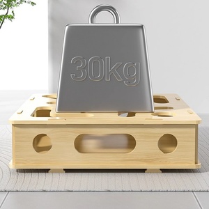 กล่องของเล่นไม้แบบอินเทอร์แอคทีฟ ODM สำหรับขายส่ง - ของเล่นล่าสัตว์ในร่มและตะไบเล็บเสริมพัฒนาการ โครงสร้างไม้เนื้อแข็งขนาดใหญ่ - Product Image 3