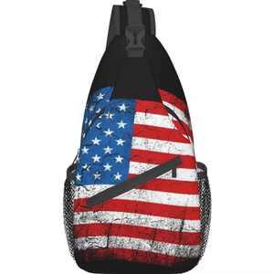 Custom U.S.Virgin <strong>Islands</strong> Flag Chest Bag Crossbody Backpack Large Pack Travel Hiking Daypack Shoulder Sling Men Women <strong>Gift</strong> - Product Image 6