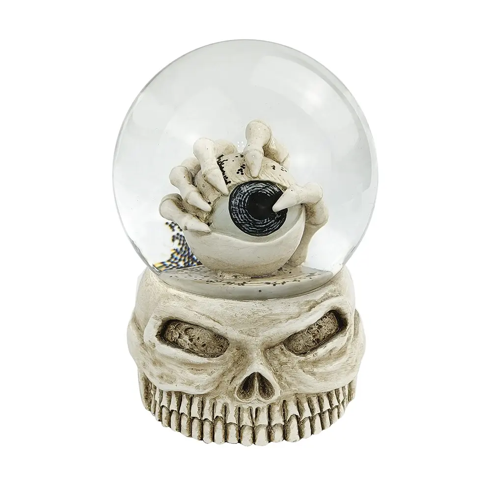 Bola de cristal exclusiva para presente de lembrança, bola de água de neve em resina, globo de neve de Halloween, exclusivo diretamente do fabricante
