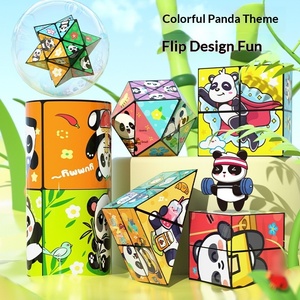 Cubo Infinito Versátil Panda Mini Transfronterizo, Bloques de Construcción Geométricos <span class=keywords><strong>3D</strong></span> de Plástico 2x2x4, Entrenamiento Cognitivo, Alivio del Estrés - Product Image 2