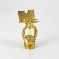 Sprinkler flexible en laiton DN15, épaisseur de paroi latérale de 5 mm, sprinkler à montage au plafond à 68°