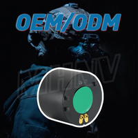 Kacamata Penglihatan Malam MHNV NVG yang Dipasang di Helm, Auto-Gated dengan Tabung Penguat Gambar Hijau/Putih Gen 2+Gen 3 Infrared PVS7