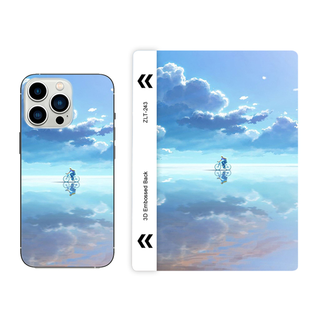 3D Printing Embossed Phone Back Sticker for Cutting Machine Customized Film Sheets Phone Cover Skin Hydrogel