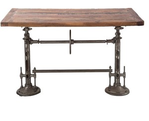 Hackett Mesa de comedor de madera maciza Fabricante personalizado Muebles de colección - Product Image 1