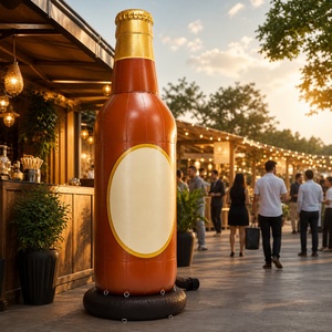 Custom Giant Inflatable <b>Beer</b> Mug Model Advertising Inflatable <b>Beer</b> Bottles For Pub - Product Image 2
