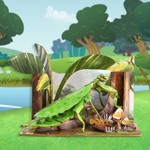 Rompecabezas 3D de Madera de Insecto con Forma de Hoja, Diorama de <span class=keywords><strong>Mantis</strong></span>, Kit de Manualidades DIY, Juguete Educativo STEM, Decoración Natural para el Hogar, Regalo para Niños y Adultos - Product Image 6