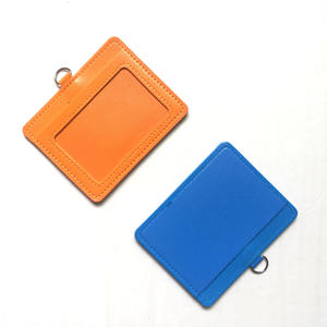 Porte-badge multi-emplacements en similicuir PU avec fermeture à clip pour badges de travail, badges de marque, cartes de bus - Product Image 4