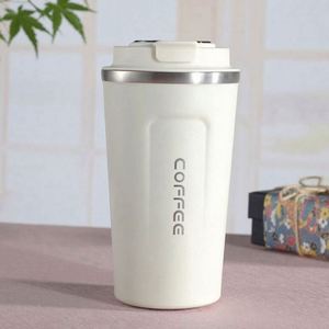 Gobelet isotherme portable pour voiture en acier inoxydable 304, écologique, avec logo personnalisé, tasse à café isolée, température intelligente LED - Product Image 2
