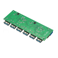 HYTEPRO H619 Hub USB 3.0 multi-ports 6 ports avec interface de type B pour systèmes intelligents et assemblage électronique
