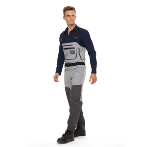 Cuissardes de pêche à la mouche 100% imperméables pour hommes, cuissardes de chasse avec chaussettes de pêche en néoprène - Product Image 2