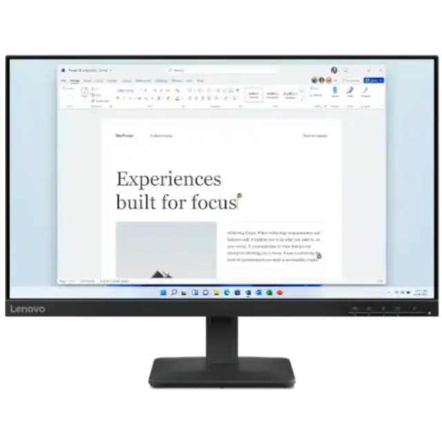 L24-4e 23.8" IPS WLED 100Hz Business Desktop Monitor for 16:9 1920x1080 Flicker-free Wide Viewing Angles New