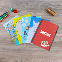 Impresión personalizada A4 Plástico Pp Pvc Suministros de oficina Archivo en forma de L transparente Carpeta de documentos transparente con bolsillo frontal