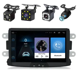 2Din หุ่นยนต์รถวิทยุสำหรับเรโนลต์dacia Logan 2012 Duster อัตโนมัติ8 "2 Din Autoradio GPS นำทาง WIFI FM รถ Dvd Mp5ผู้เล่น