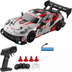 Nuova <span class=keywords><strong>Auto</strong></span> <span class=keywords><strong>RC</strong></span> Drift in Scala 1/24 del Produttore, con Luci Controllabili, Modello di <span class=keywords><strong>Auto</strong></span> Sportiva ad Alta Velocità, Giocattolo da Corsa per Bambini, Regalo per Ragazzi, Vendita all'Ingrosso - Product Image 1