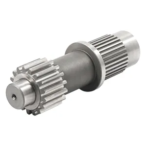 Drawings Customized High Precision Spline Transmission Gear Shaft With Carbon Steel Aluminum