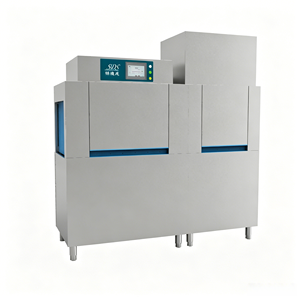 Lavastoviglie Commerciale a Tunnel Completamente Automatica in Acciaio Inox 304, Macchina per Lavaggio e Sanificazione ad Alta Capacità per Mense e Ristoranti - Product Image 6