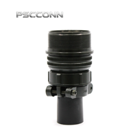 Connecteur circulaire industriel mâle fileté PSCCONN MS 5015 Série MS3101A 32-17P, prise d'alimentation en ligne pour l'aviation, 4 broches