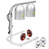 Lampes chauffantes pour aliments en acier inoxydable, station de buffet lumineuse, lampe chauffante électrique pour aliments