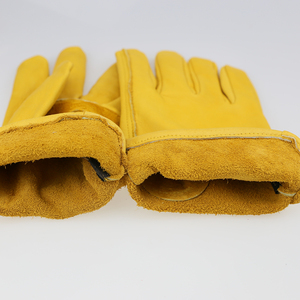 Wasserdichte Leder arbeits handschuhe Fahrer Motorrad General Industrial Mining Safety Leder handschuhe - Product Image 6