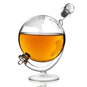 Decantador de licor con forma de globo de cristal, máquina dispensadora de licor para licores, Whisky, <span class=keywords><strong>Bourbon</strong></span>, Vodka, ron, vino, Tequila, 1000ml - Product Image 1