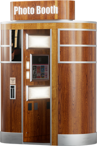 Coreano popolare digitale della cabina di stile dell'arco della foto ha chiuso la cabina della foto della fabbrica <span class=keywords><strong>vendita</strong></span> della macchina della cabina fotografica per la caffetteria - Product Image 4