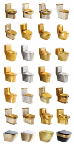 Western Golden Plated Sanitary Ware s Trap Bathroom Wc <strong>Toilet</strong> Bowl One Piece Luxury Ceramic <strong>Gold</strong> <strong>Toilet</strong> <strong>for</strong> <strong>Sale</strong> - Product Image 6