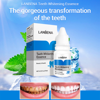LANBENA 10ml Essence de Blanchiment Dentaire Sérum Nettoyant Hygiène Buccale Élimine la Plaque Outils Soins Dentaires Dentifrice