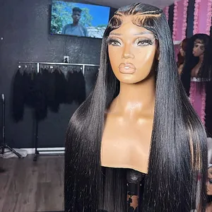 Transparent Lace Frontal Wigs Glueless Full Lace Front Wigs For Black Women Brazilian Hair Hd Lace Frontal Wigs