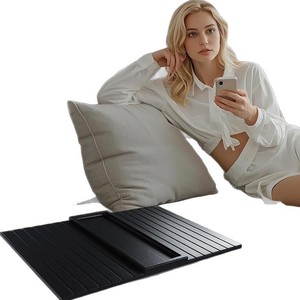 Wooden Sofa Armrest Tray Foldable <b>Bamboo</b> <b>Table</b> For Couch Coffee Tea Serving - Product Image 5