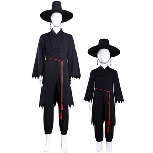 Disfraz de Jinu de Saja Boys, Disfraces de Cazadores de Demonios, Nuevo Cosplay de Anime para Halloween, Trajes Negros con Sombrero, Pantalones y Abrigo para Adultos y Niños - Product Image 3